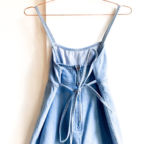 BDG Pants - BDG/urban outfitters light wash denim romper sz 4